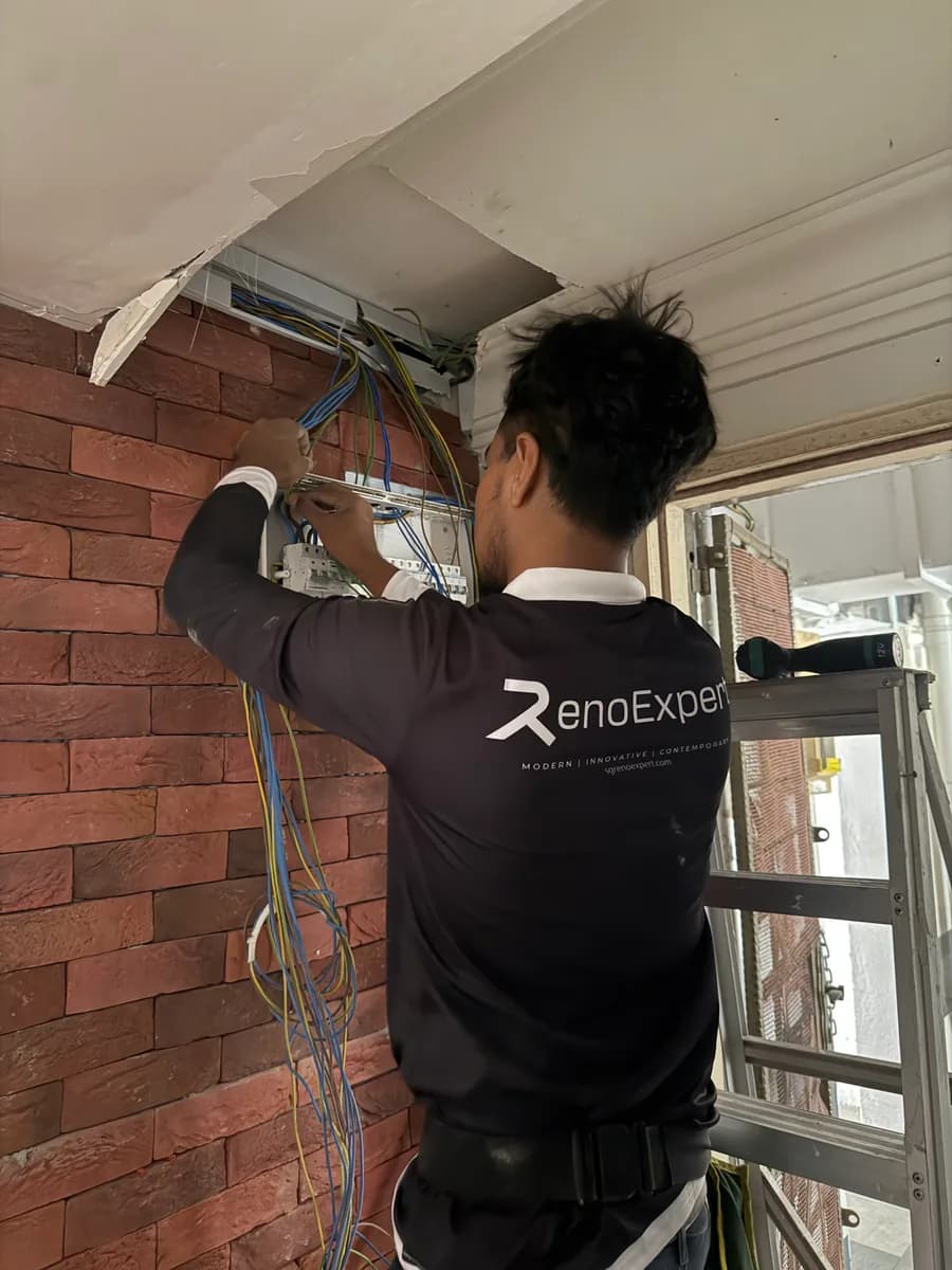 Electrical cable routing and point preparation